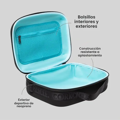 Vista 4 de Corkcicle Lunchpod - Bolsa de almuerzo aislada, neopreno negro