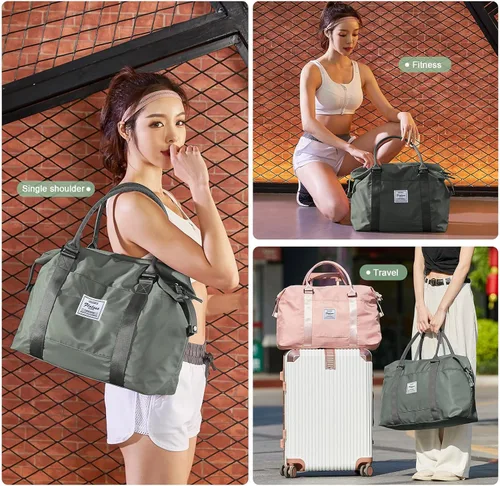 Vista 2 de Bolsa de viaje 2, D2-verde oscuro, Bolsa de viaje