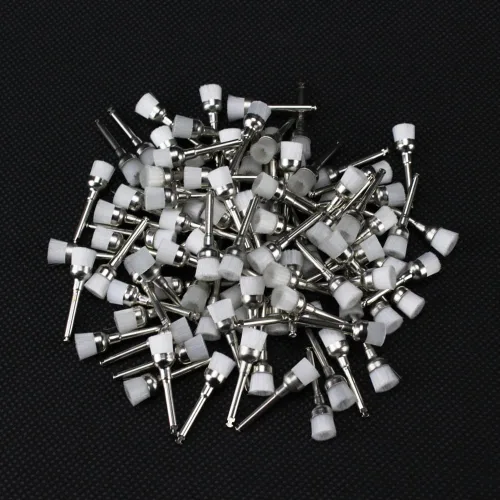 Vista 4 de 100pcs Nylon Pulido Pulidor Pulidor Pestillo Tipo RA 2.35 Molienda Herramientas de Limpieza Rotativa