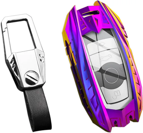 Vista 30 de Funda para Llavero Audi, Llavero, Protección de Aleación de Zinc Funda para Llave de Automóvil para A3 A4 A5 A6 Q7 Q5 TTS SQ5 R8 RS4 RS5 S5