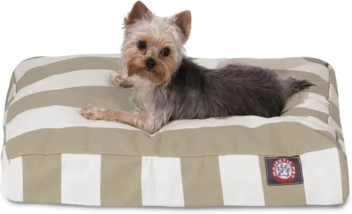 Vista 14 de Majestic Pet Cama rectangular grande para perros con rayas lavable, cama antideslizante y cómoda para mascotas, cama para perros con funda extraíble