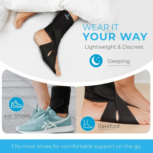 Vista 3 de Dosh AFO - Soporte para caída de pie para caminar - AFO - Unisex (Derecho - Talla única)