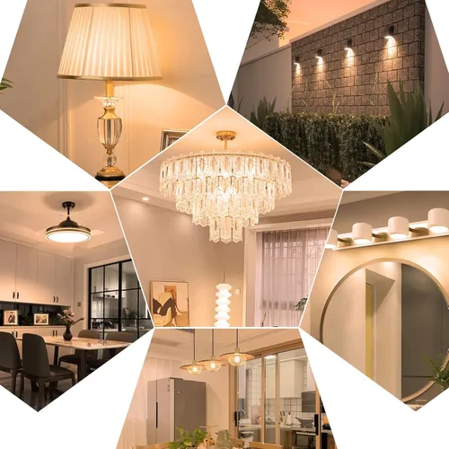 Vista 7 de Bombilla LED de 3000 K, luz blanca cálida para candelabro E12, bombillas de 110 V 3 W G14/G45, bombillas pequeñas 25 W equivalente a 260 lúmenes