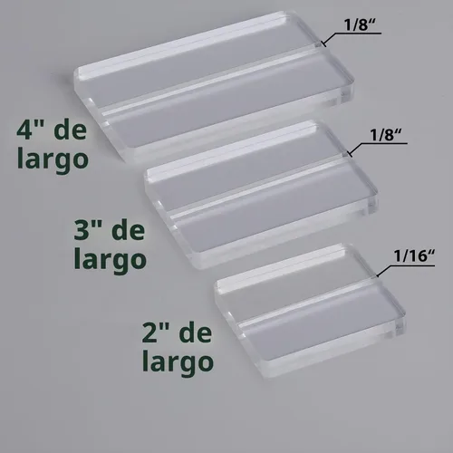 Vista 5 de Portatarjetas de lugar de 2 pulgadas para mesa, paquete de 25 portatarjetas de acrílico