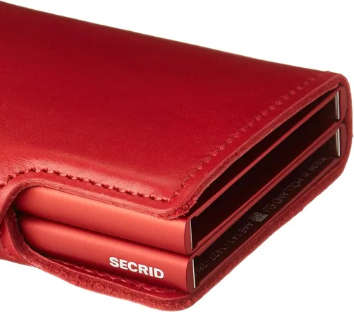 Vista 3 de Secrid - Cartera doble de piel auténtica con protección RFID, capacidad para 16 tarjetas