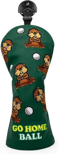 Vista 8 de Barudan Golf Groundhog Funda para Cabeza de Driver de Golf Funda para Cabeza 3 Madera Funda Híbrida para Cabeza Funda para Cabeza de Putter - Funda