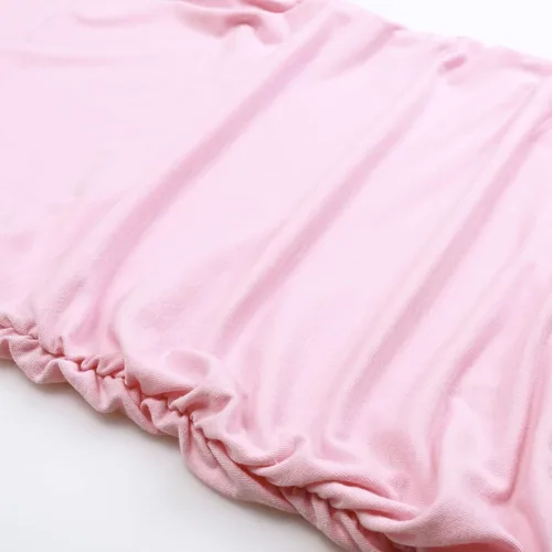 Vista 6 de DEBELLY Camiseta de maternidad con manga corta de pétalos, túnica de embarazo lateral fruncida para uso casual, camiseta básica de maternidad