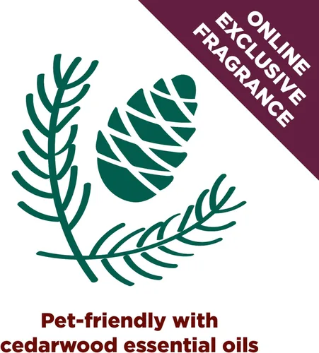Vista 2 de Arm & Hammer Forever Fresh - Arena aglutinante para gatos, madera de cedro, MultiCat 18 libras, apta para mascotas con aceites esenciales