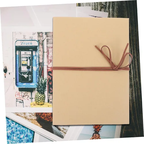 Vista 6 de PRETYZOOM Colección de álbumes de fotos de graduación de 6 pulgadas para tarjetas, álbum de recortes plegable, artesanía fina para oficina y hogar