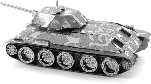 Vista 3 de Metal Earth T-34 Tank 3D Metal Model Kit Bundle con pinzas Fascinaciones