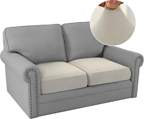 Vista 27 de H.VERSAILTEX Fundas de cojín de vellón para sofá, fundas elásticas para sillas de sala de estar, fundas de sofá modular, tela cómoda y duradera