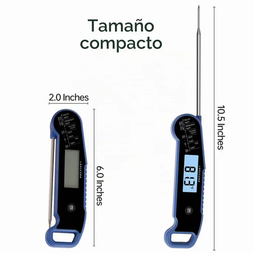 Vista 7 de Lonicera Termómetro Digital de Carne para Cocinar Alimentos. Lectura Instantánea en 1 Segundo y Precisión de ±0.9℉ con Sensor de Termopar.