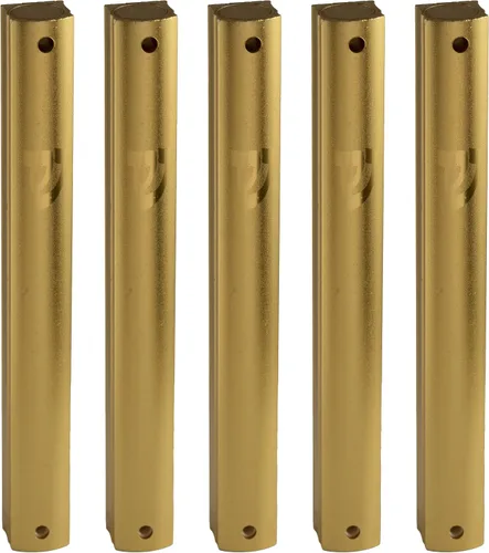 Vista 7 de MEZUZAH - Funda de aluminio autoadhesiva, impermeable, corcho, espinilla plateada, paquete de 5