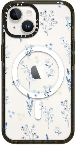 Vista 219 de CASETiFY Impact - Funda para iPhone 13 [protección contra caídas de 6.6 pies/compatible con Magsafe] Black Kingsnake, color negro transparente