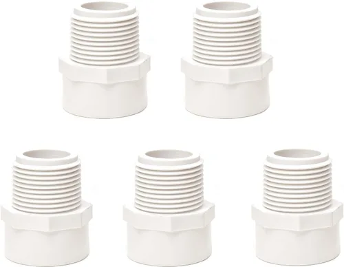 Vista 5 de Adaptador roscado macho de PVC de 2 pulgadas Macho Accesorios