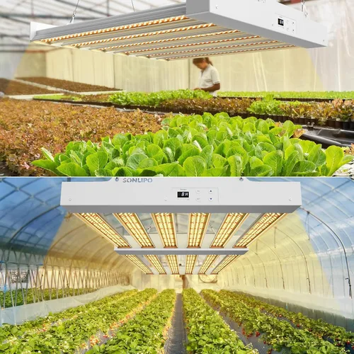 Vista 8 de 2024 Nuevo SPF2000 PRO Luz LED de 200W para Cultivo 3x3 pies de Cobertura con Temporizador y Atenuador para Plantas de Interior en Fase Vegetativa