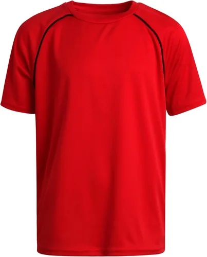 Vista 5 de Pro Athlete Camisas atléticas para niños, paquete de 4 camisetas de ajuste seco ligeras de rendimiento para niños Dri Fit (tallas 5-16)