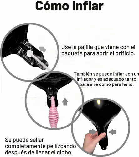 Vista 2 de 15 globos de papel de aluminio en forma de corazón negro de 18 pulgadas para el día de San Valentín, día de la madre, compromiso, aniversario