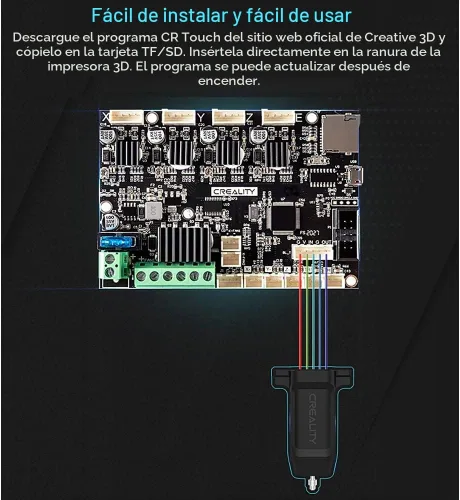 Vista 8 de Kit original de actualización CR Touch impresora 3D sensor de nivelación de cama automático Kit para Ender 3 V2 / Ender 3 Pro / Ender 5/ 5S / Pro