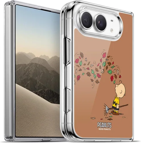 Vista 241 de Head Case Designs Funda de gel suave con licencia oficial de Peanuts Autumn Charlie Brown compatible con Apple iPhone 7 Plus/iPhone 8 Plus