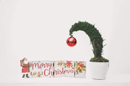 Vista 5 de Letrero de mesa de madera con texto en inglés "Merry Christmas", decoración de azulejos independientes con paneles plegables con bisagras de 5 x 19