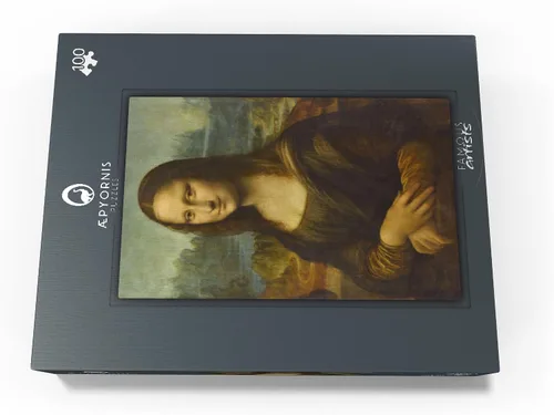 Vista 4 de MyPuzzle Mona Lisa - Lisa Del Giocondo by Leonardo Da Vinci - Rompecabezas premium de 100 piezas para adultos