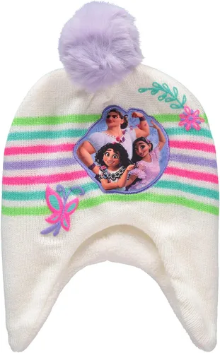 Vista 3 de Disney Encanto Girls' 2-Piece Mirabel Butterfly Hat and Gloves Set