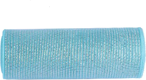 Vista 30 de YYCRAFT cinta metálica de malla de poliéster para decoración y manualidades, 10 yardas Rosa