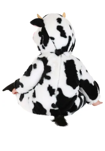Vista 2 de Disfraz Infantil Deluxe de Vaca Manchada de Peluche Multicolor