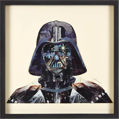 Vista 31 de Empire Art Direct Alex Zeng - Papel gráfico enmarcado con collage dimensional de bulldog francés bajo vidrio, listo para colgar, 17 x 17 pulgadas