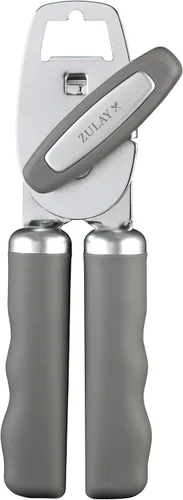 Vista 24 de Zulay Kitchen Abrelatas manual de acero inoxidable resistente con abridor de botellas, abrelatas manual a prueba de óxido con perilla giratoria