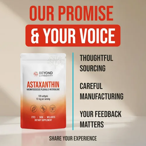 Vista 8 de Astaxantina 12 mg - Suplemento antioxidante de microalgas, 120 cápsulas blandas para apoyo a los ojos, la piel y el bienestar