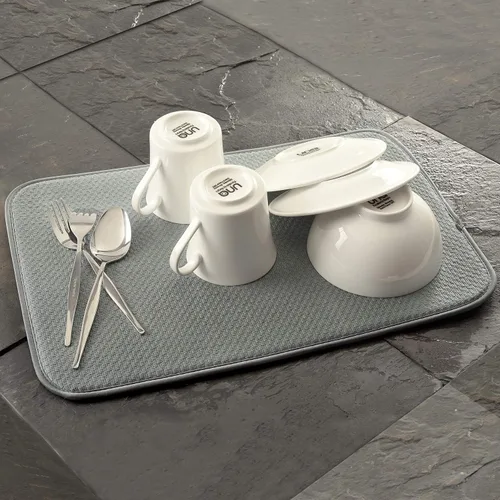 Vista 4 de Norpro - Tapete de secado de platos 329 Norpro 18" x 12", gris