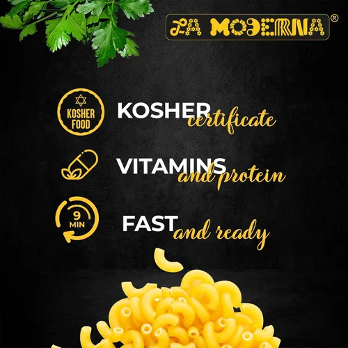 Vista 4 de La Moderna Codos Pasta, 7 onzas, paquete de 1