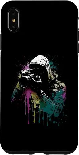 Vista 7 de iPhone 15 Fotógrafo con cámara reflex Splash Art Photography Case