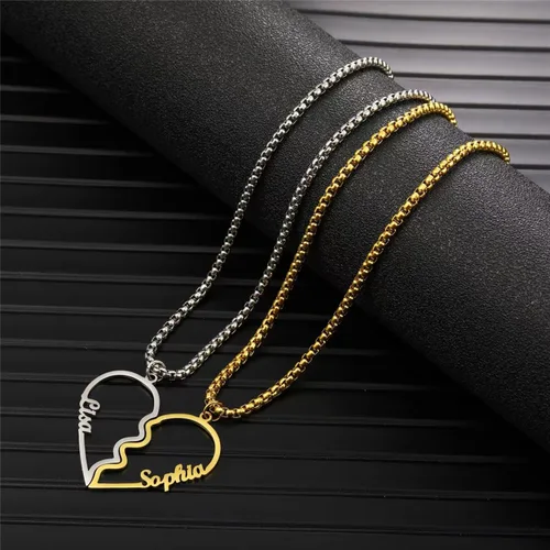 Vista 4 de Boyfriend Girlfriend Relationship Gift Yin Yang Necklace for 2 Anime Ying Necklaces Matching Couple Sister Jewelry Best Friends Friendship BFF Chain
