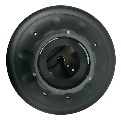 Vista 3 de KASTLITE Montador de aluminio para exteriores con base media E26, hierro fundido resistente, se adapta a globos y bellotas con apertura de 8 Negro