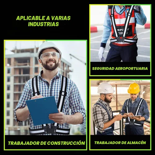 Vista 6 de Chaleco reflectante Hercicy Chalecos de seguridad de alta visibilidad a granel