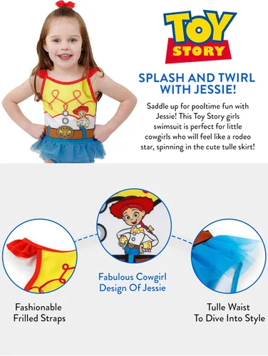 Vista 4 de Disney Traje de baño Toy Story Traje de baño Toy Story para niñas Bañador de una pieza para niña