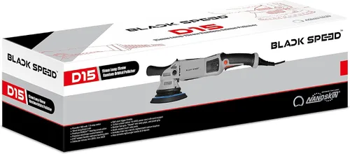 Vista 2 de Nanoskin Black Speed 15mm Long-Throw Random Orbital Polisher - 750W, 7.5-Amp Motor, BOSCH™ Bearing Construction, Vented Flexible Backing Plate For