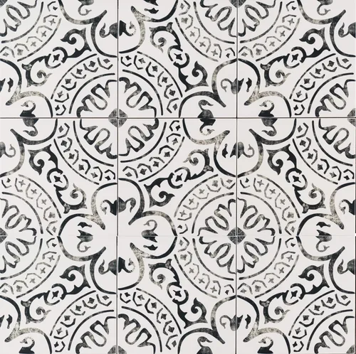 Vista 16 de MSI Zenzibar Encaustic - Azulejo de pared de porcelana mate de 8 pulgadas x 8 pulgadas para baño, azulejo de piso y salpicadero de cocina Azila