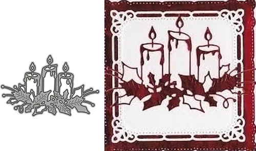 Vista 12 de Troqueles de corte de metal, plantilla de grabado en relieve, plantilla para álbumes de recortes, molde para hacer tarjetas, álbum de fotos