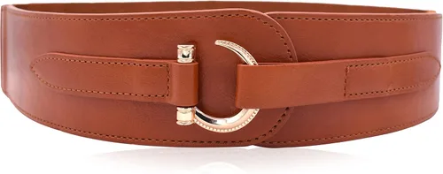 Vista 45 de TeeYee Cinturones de cuero elásticos renacentistas cintura elástica retro cinturón vintage moda medieval cinturón gancho cinturón