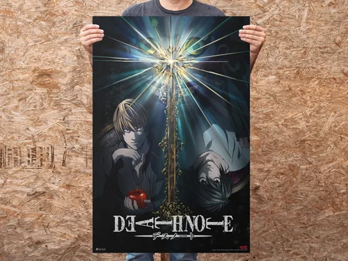 Vista 4 de Póster de Arte de Pared Cool de Death Note Light Yagami Anime Merch, Impresión de 12x18 pulgadas