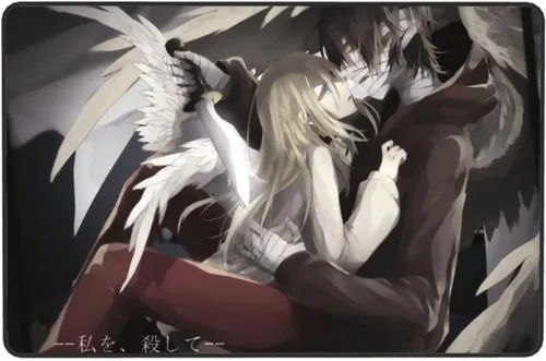 Vista 7 de Angels of Death Rugs - Alfombra de manga estampada para cocina, baño, 36 x 24 pulgadas, alfombra para decoración de baños interiores
