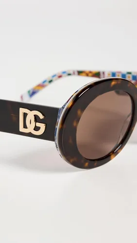 Vista 3 de Dolce & Gabbana Gafas de sol ovaladas extragrandes