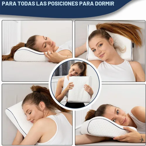 Vista 6 de alkamto Almohada de espuma viscoelástica cómoda para viajes y campamentos, bolsa portátil fácil de transportar, funda de almohada con regulación