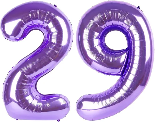 Vista 14 de Globo negro de 40 pulgadas con números del 0 al 9 (cero-nueve), globo de cumpleaños de gran tamaño, globo de helio de aluminio con números grandes