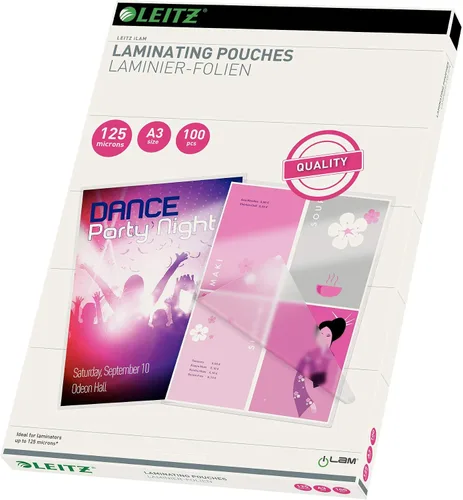 Vista 7 de Leitz iLAM - Bolsa laminadora preperforada A4 de 125 micrones (paquete de 100)