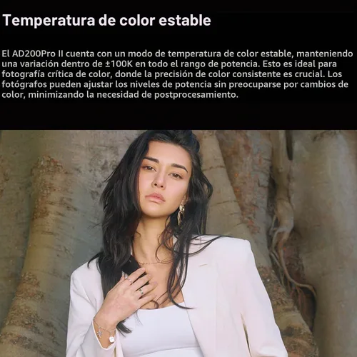 Vista 7 de Godox Flash de bolsillo AD200 Pro II con disparador de flash X3C